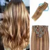 4/27 chocolate brown-caramel blonde
