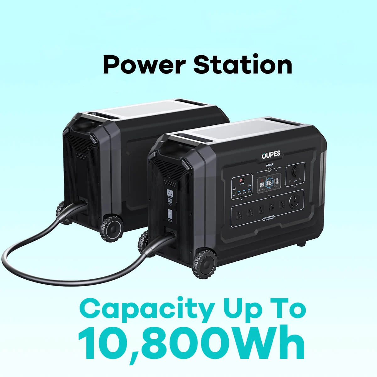 SOUOP Factory 5000w Camping Powerstation Lifepo4 Bank Charge Energy System 5kw Portable Power Station Solar Generator 5000 Watts
