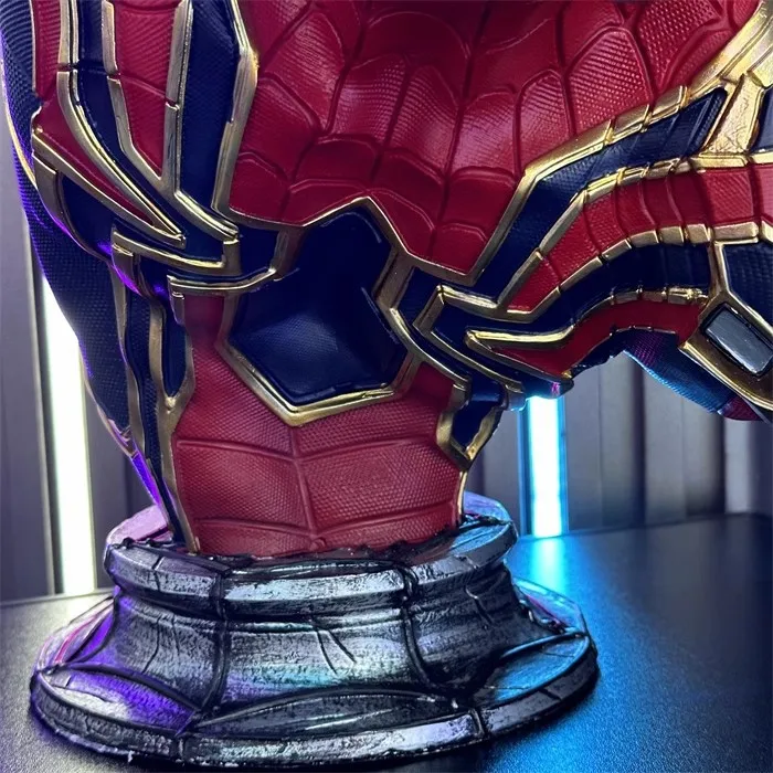 product avengers customizable resin crafts handmade iron man  amazing spider man bust for anime characters collectors-5