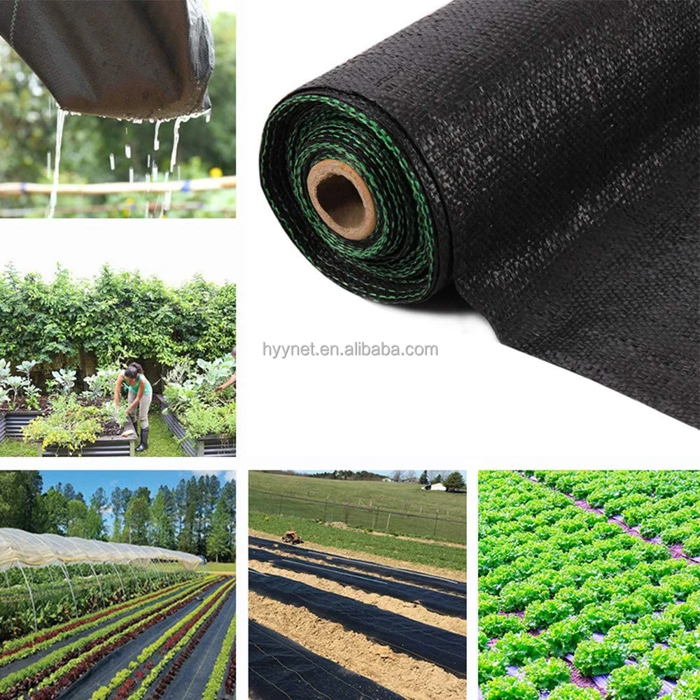 Garden Weed Barrier Landscape Fabric Ground Cover Garden Mats For Weeds ...