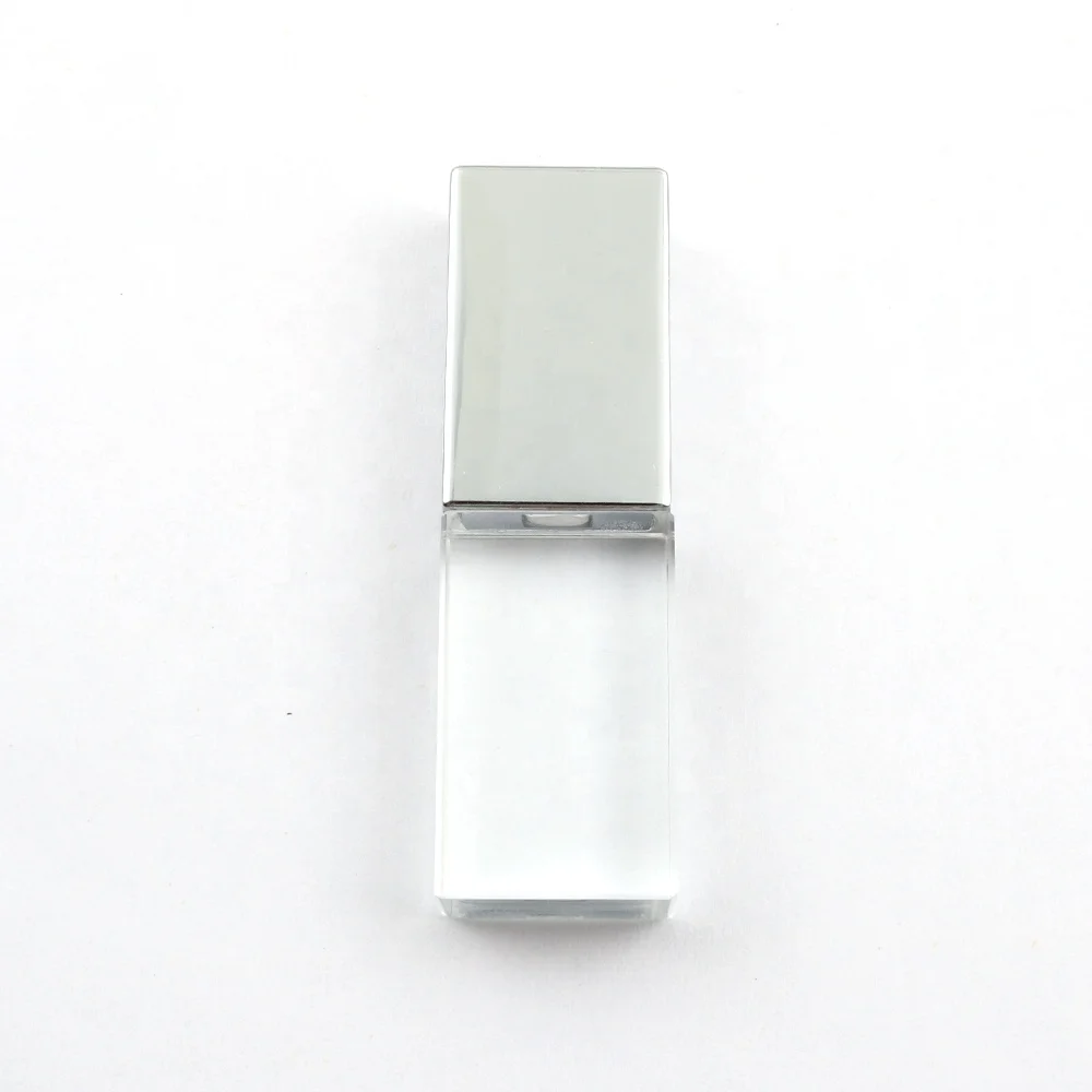 
 Изготовленный на заказ логотип USB 2,0 3,0 прозрачные стеклянные Usb флеш-накопитель 4gb/8gb/16gb/32gb/64gb USB флэш-диск, сделанные с украшением в виде кристаллов  