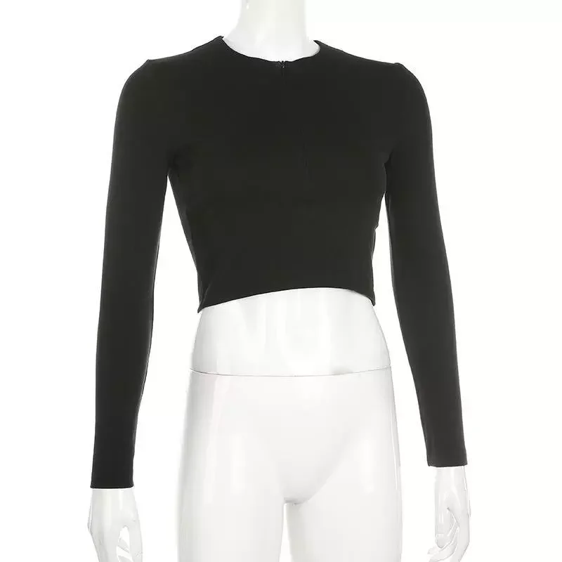 Shop Our Women's Long Sleeve Sexy Crop Tops for Autumn