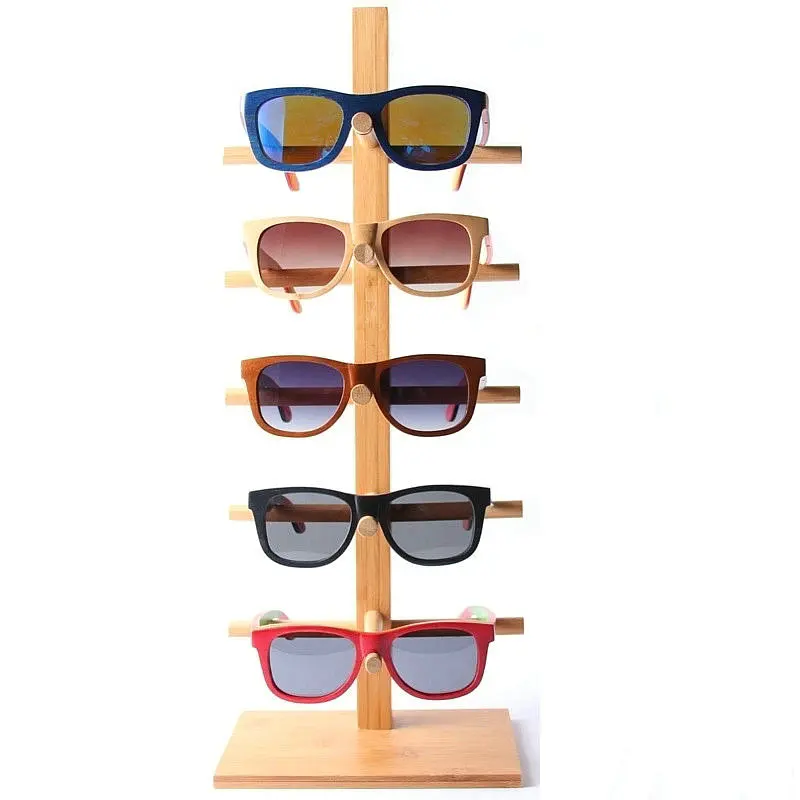 wood sunglass display53