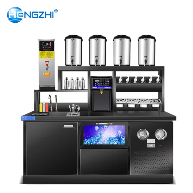 ミルクティーショップ台湾ブラックチタンバブルティーメーカー機器