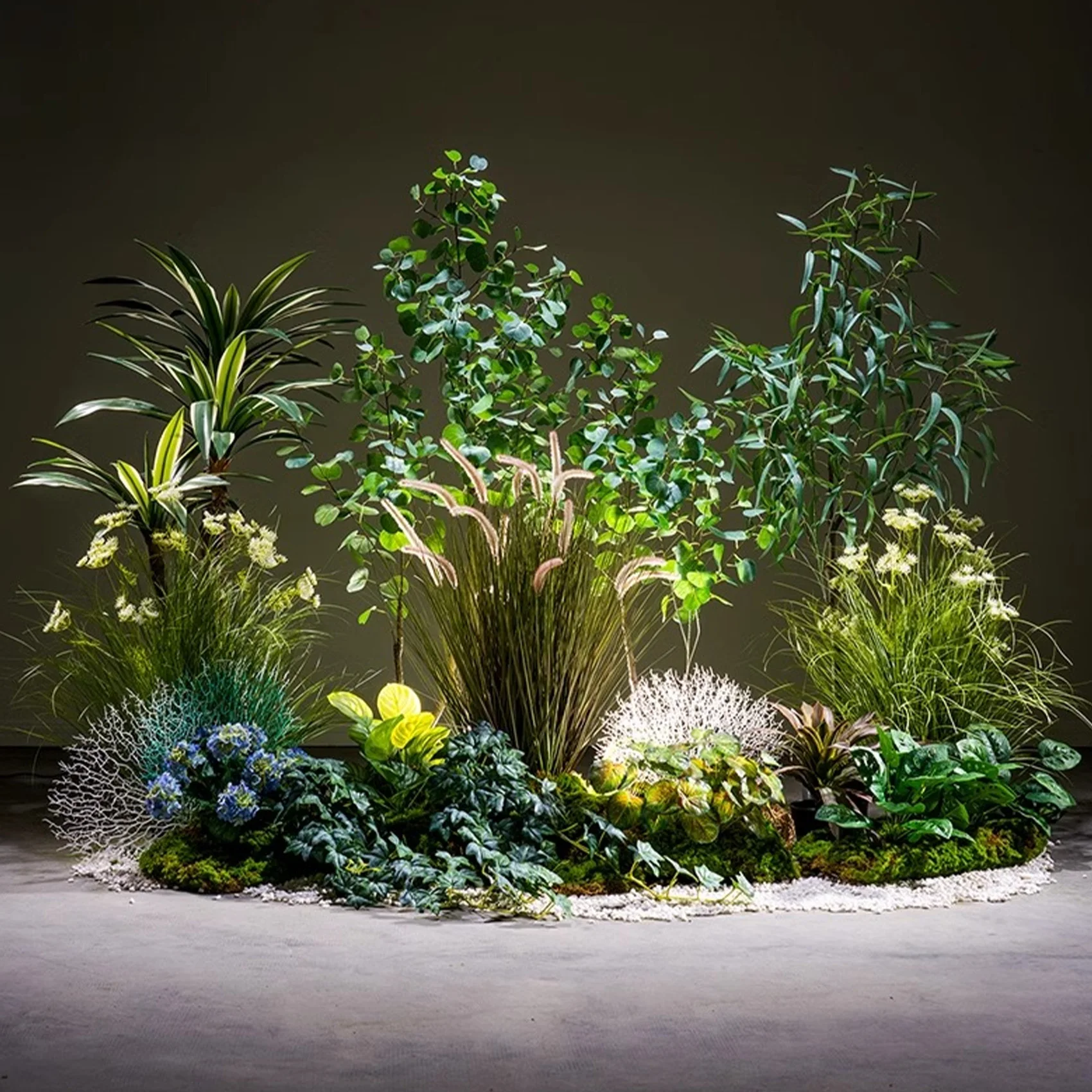 High-Simulation Cedar Bonsai Pine Trees and Palms Indoor Outdoor Home & Garden Decoration High-Simulation Artificial Plants