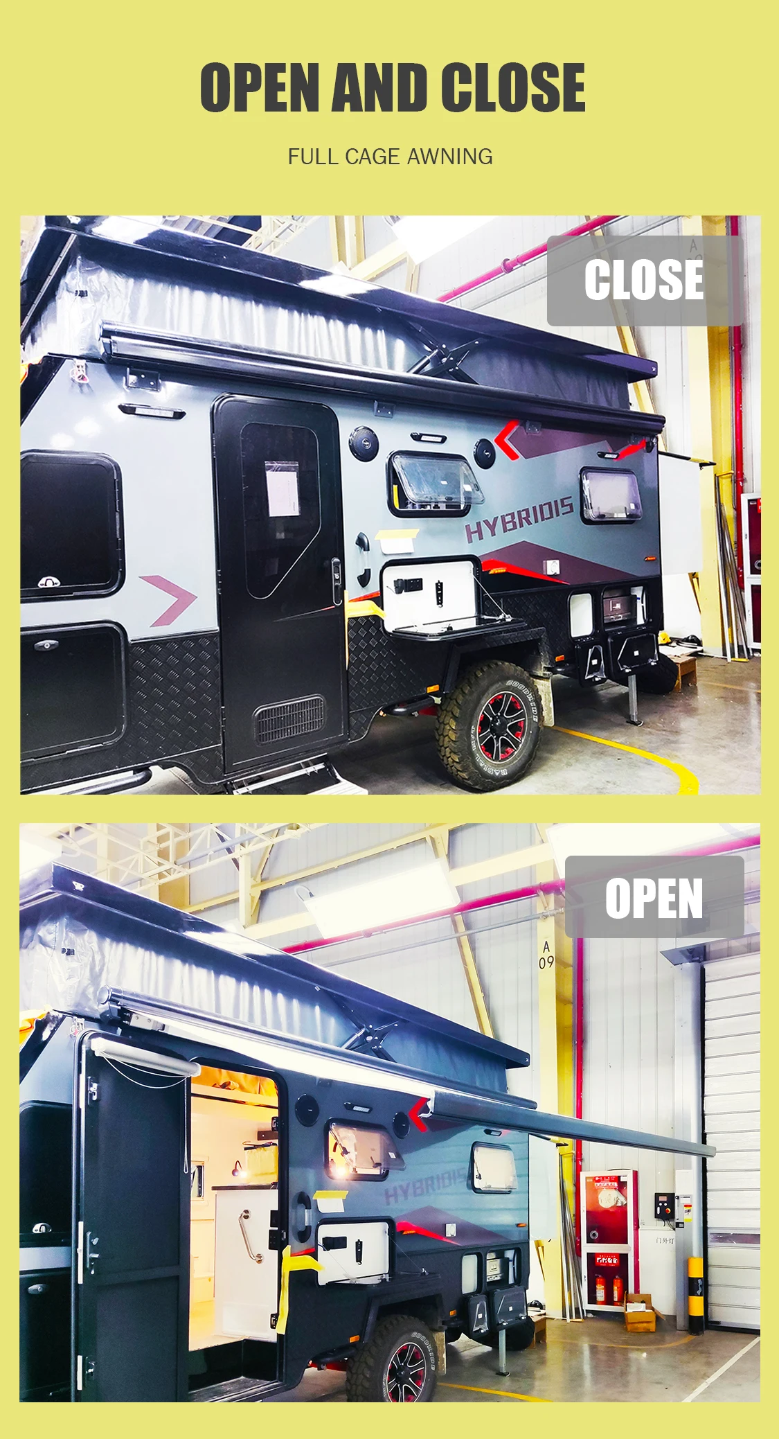 Soleflex S30 Standard Type Side Mounted Rv Awning Without Support Legs