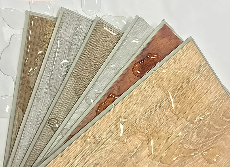 Natural Teak Spc Luxury Vinyl Flooring Plank Waterproof Lvp 5mm Lvt Spc