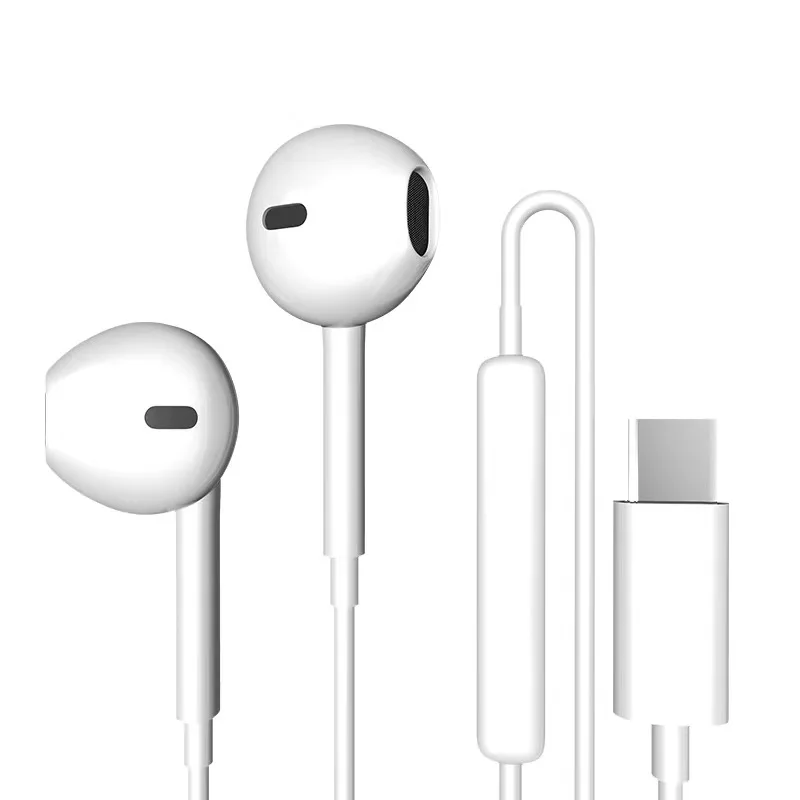 华为耳机usb type c,type-c接口高保真数字耳机噪音隔离usb c耳塞