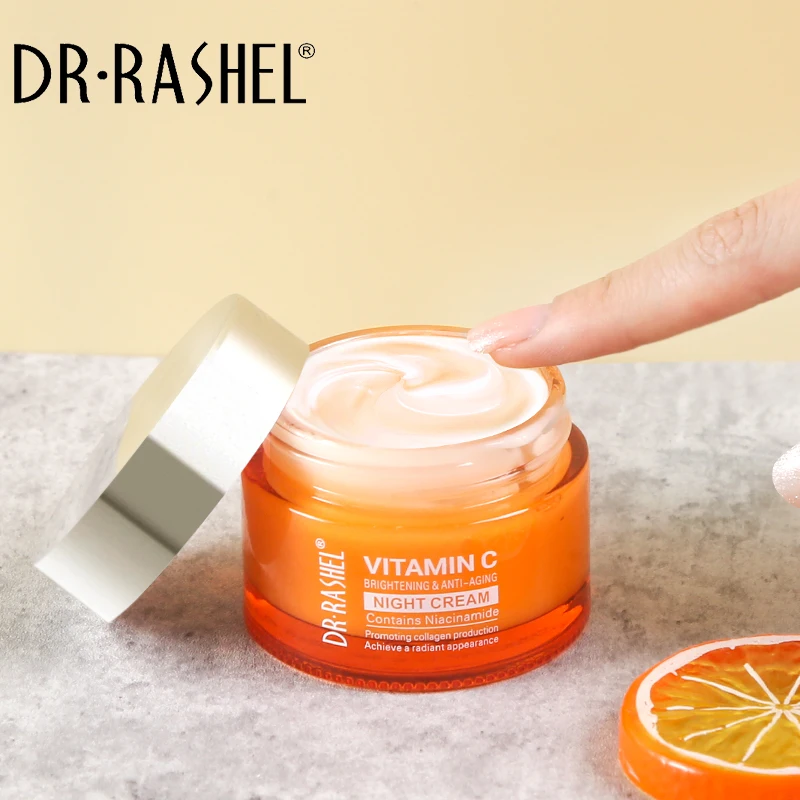 DR.RASHEL Crème de nuit anti‑âge à la vitamine C 50g