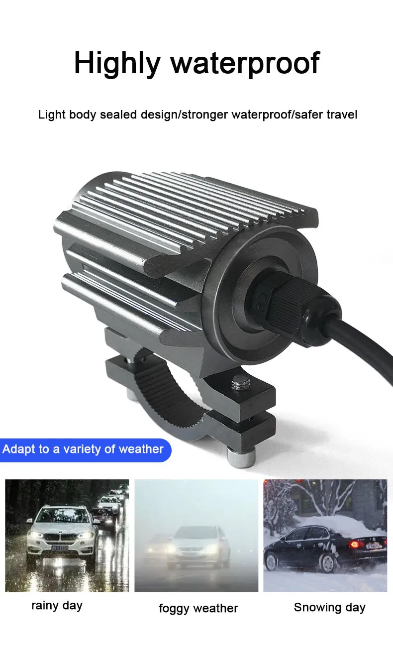 12 80v Dual Color Laser Headlights Dual Color High Low Beam Led Light