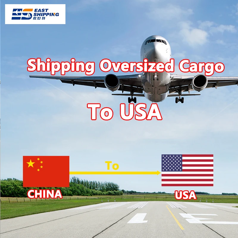 East Shipping Oversized Cargo To The United States Chinese Freight Forwarder DDP Door To Door Sea Air Shipping From China To USA