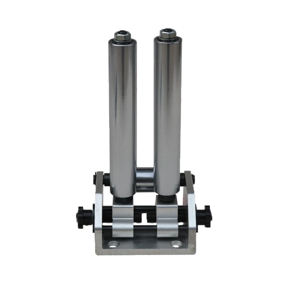 Wire Guide Rollers 30 for Rolling Drive Electrical Guide Wire Both Sides Adjustable Stainless Steel 25mm Diameter Long 150mm