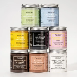 Private Label Korean Skin Care Unclog Pores and Improve Roughness Tumeric Clay Mask