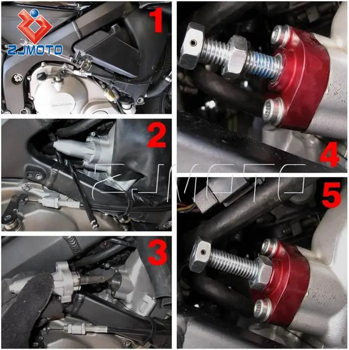 CNCアルミ製マニュアルカムチェーンテンショナー ヤマハFZ6 FZ1 FZR XVS用