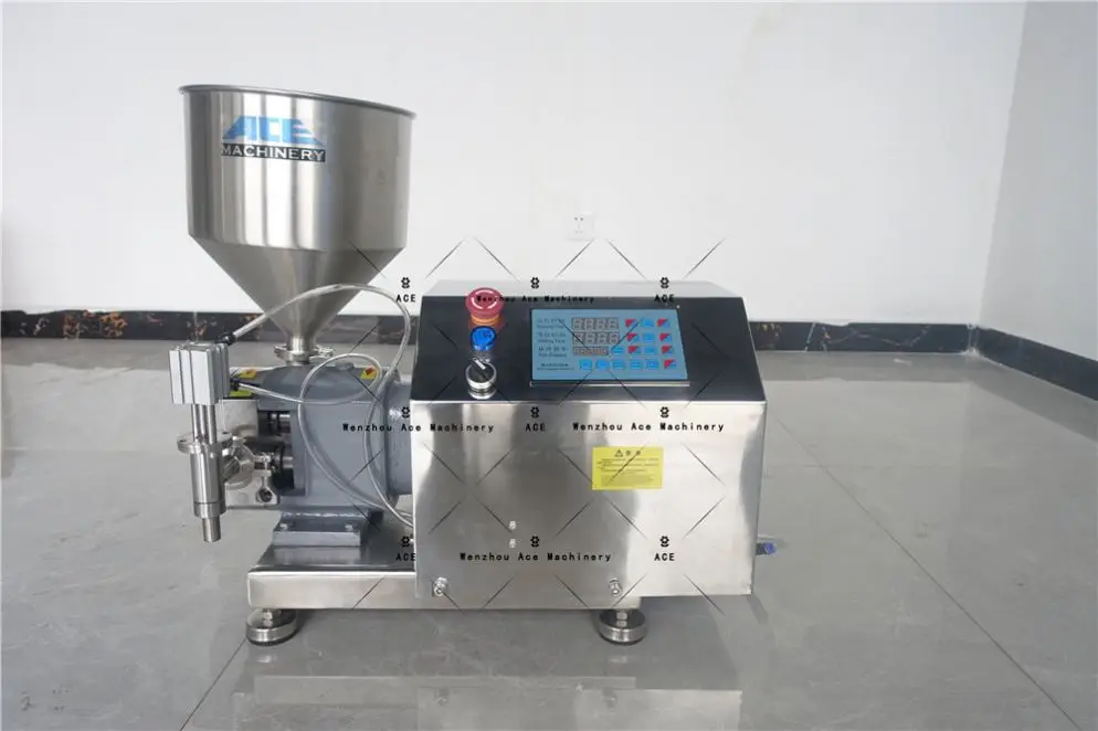 Automatic Servo Lobe Rotor Gear Pump Piston High Viscosity Body Milk Small Shea Butter Dispenser Jar Bottle Filling Machine