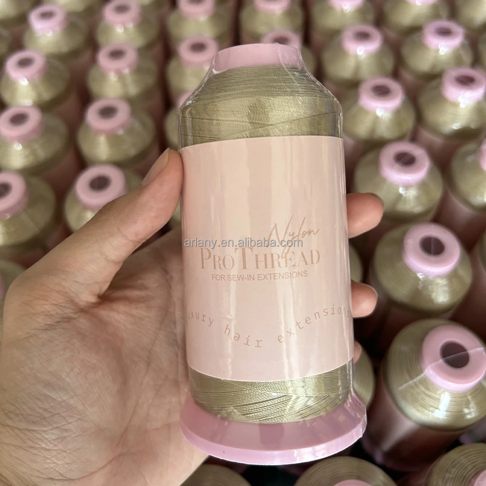 Arlany Nylon Bonded Weaving Thread For Hair Extension Installation