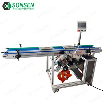 Fully Automatic Flat Labeling Machine Self-Adhesive Label High-Speed Sticker Machine for Carton Food and Vegetable Packaging Bag