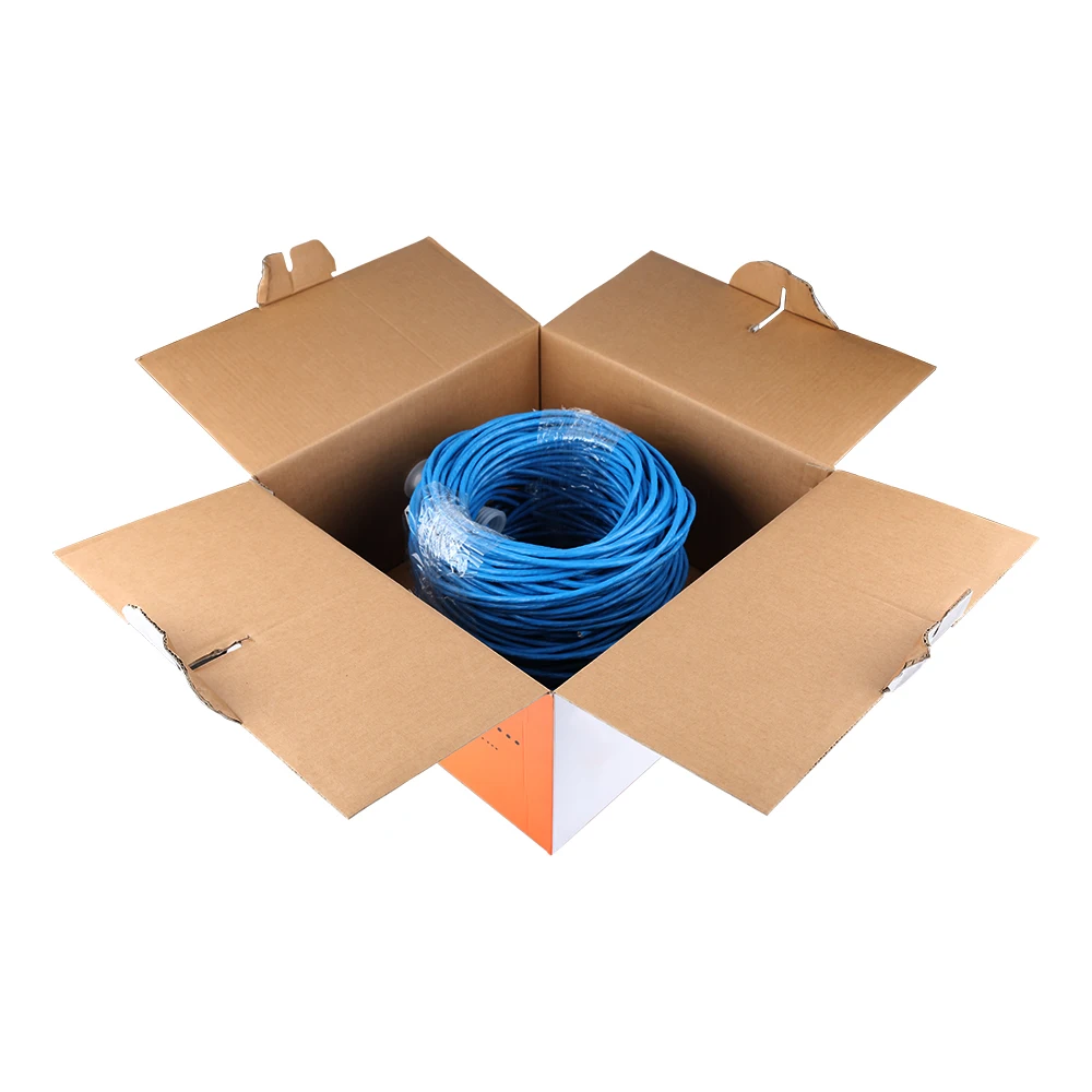 High Quality Network Internet Cable Factory Manufacture 8 Pair Cat 6 UTP Cat6 Lan Cables 305M - ANKUX.COM