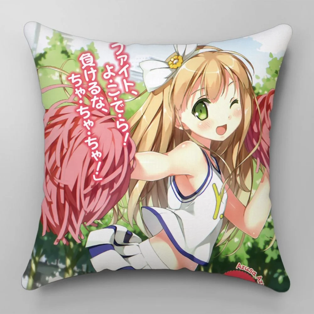 Mikakunin de Shinkoukei Kobeni Yonomori Japanese Sexy Anime Pillow Cover  Double-sided Invisible Zipper - AliExpress