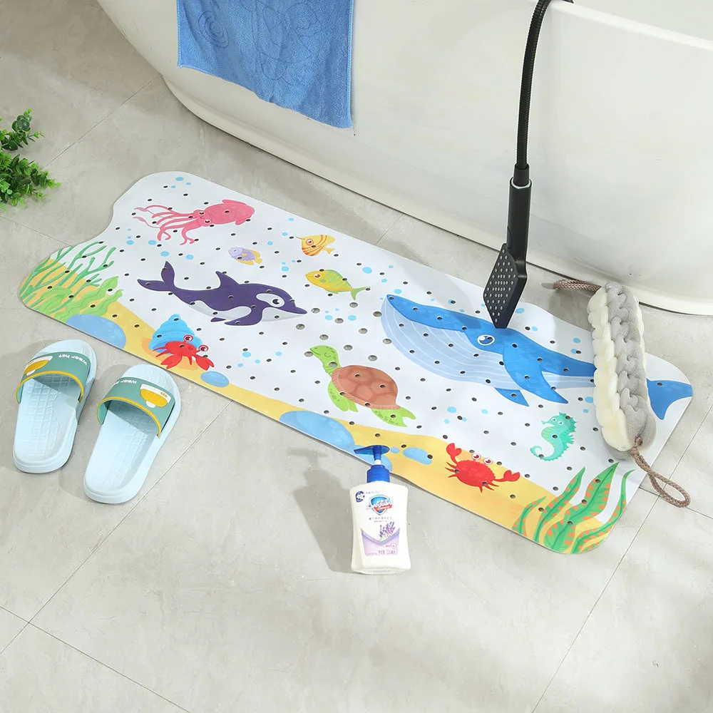 PVC Bath Mats for Bathtub Non Slip Suction Cups Shower Mat Non Slip Adult & Kids Bathroom Bathtub Mat Non Slip supplier