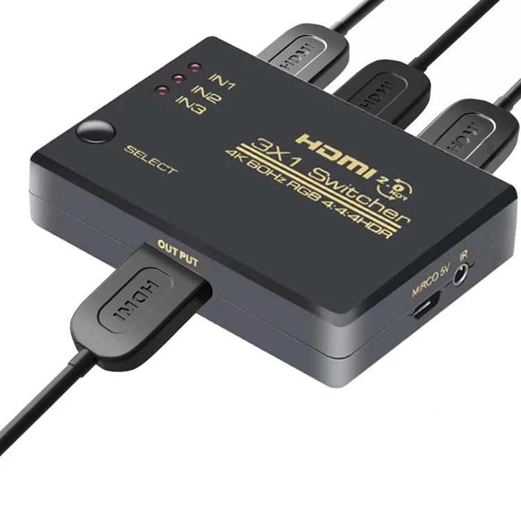 Ulejlighed Ingen måde George Hanbury Wholesale 4K 3x1 HDMI Cable Splitter HD 1080P Video Switcher Adapter 3  Input 1 Output 3 Port HDMI Hub for Xbox PS4 DVD HDTV PC Laptop TV From  m.alibaba.com