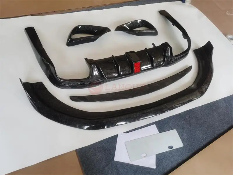 Difusor de Lábio Frontal Spoiler e Capa para Fender para Mercedes Benz S-Class foto 3