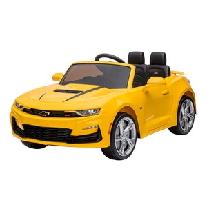 Chevrolet Yellow Camaro Licensed Super Power Two-Seaters Kids Ride-on Cars Oversized