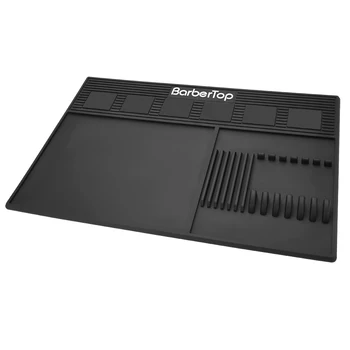Wholesale Custom Logo Flexible Soft Hair Cutting Tool Storage Hair Clippers Barber Magnetic Mat