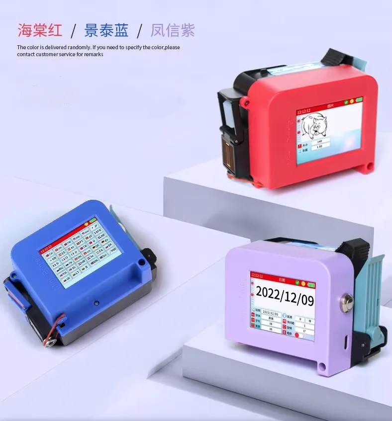 Handheld Inkjet Printer Mini Compact and Convenient Quick Drying Ink ...