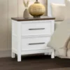 Marron foncé,Blanc