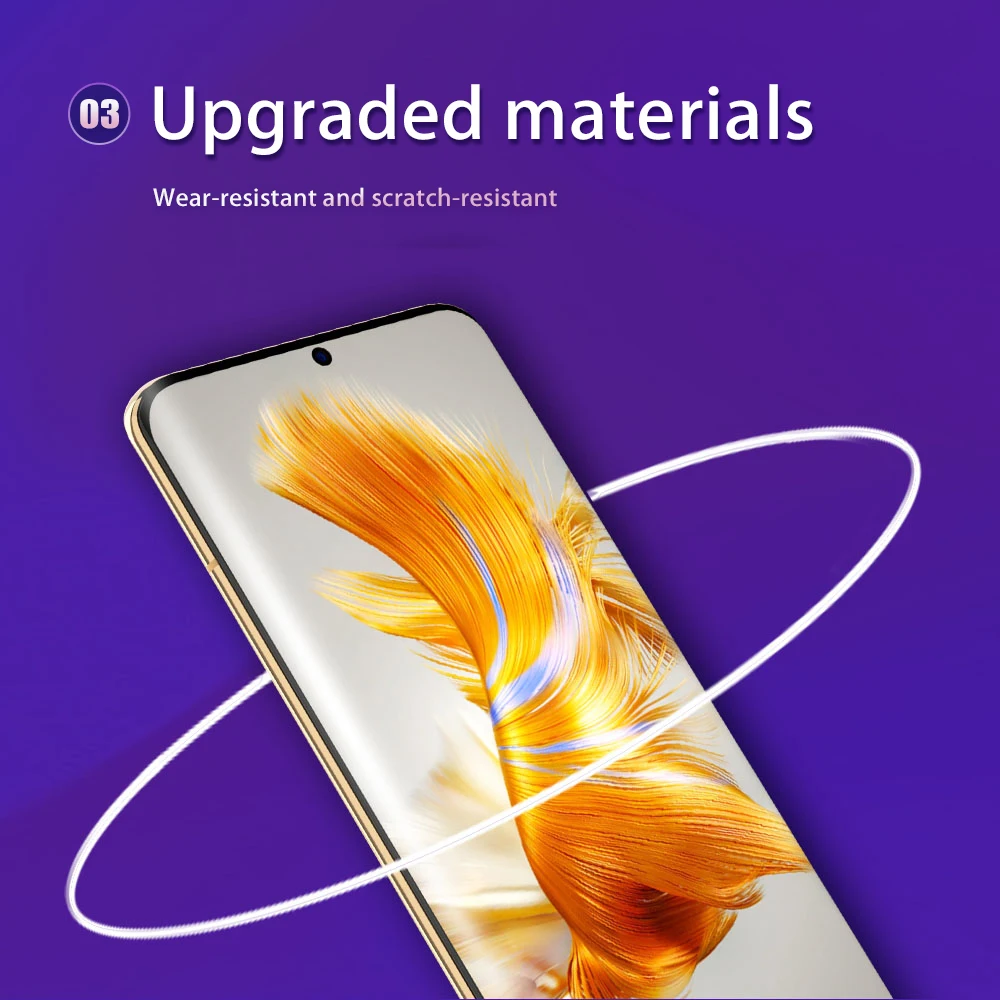 MTB UV Curing Film Screen Protector Mobile Phone Soft UV Curved Screen Protector Sheet 4H Hardness
