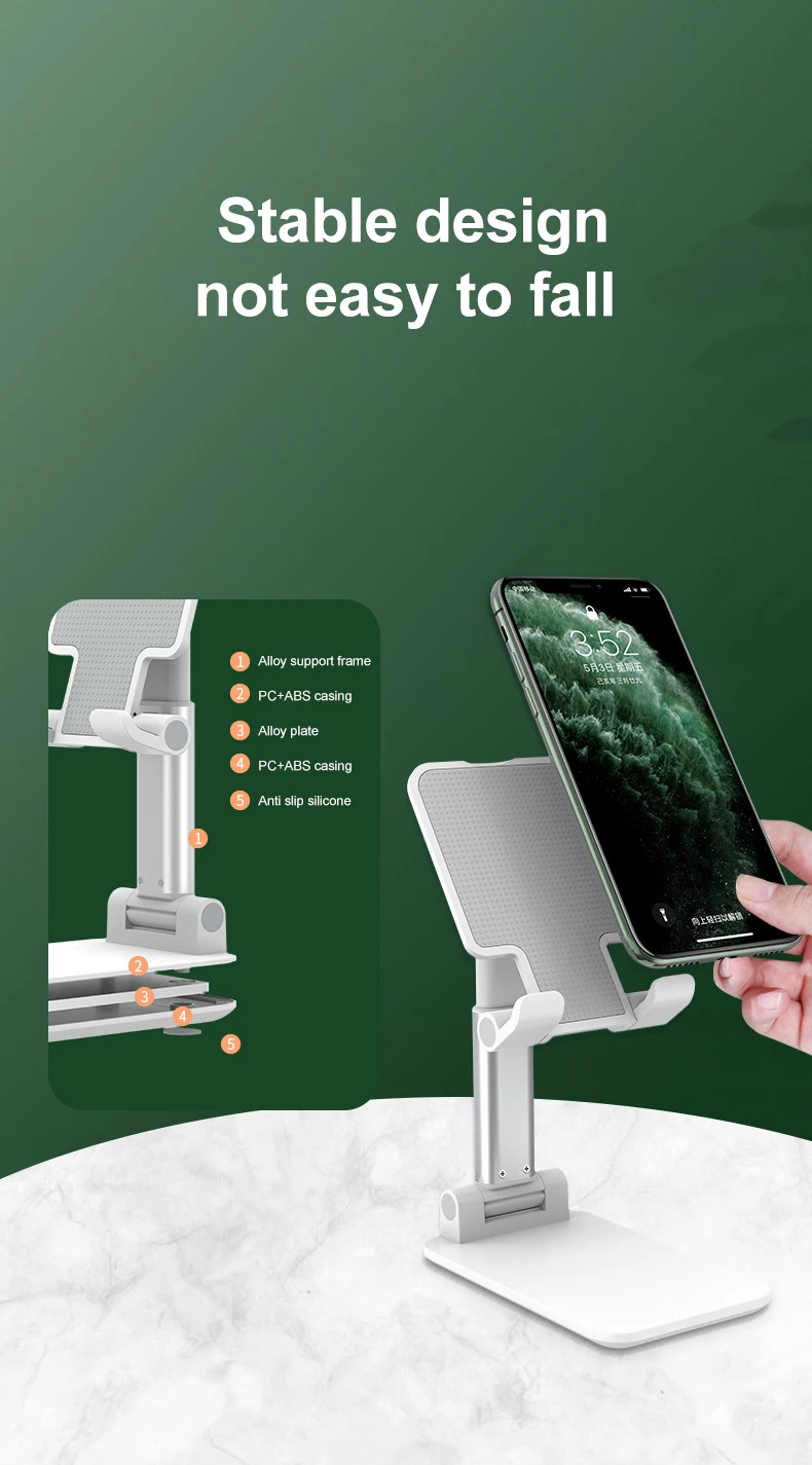 Top Sellers 2023 For Amazon Foldable Mobile Stand Flexible Antislip