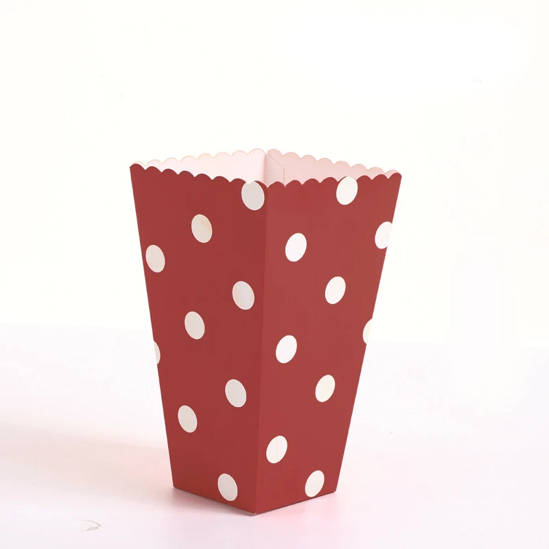 Factory Wholesale Mini Popcorn Boxes Custom Printed logo Food Grade Party Popcorn Paper Box
