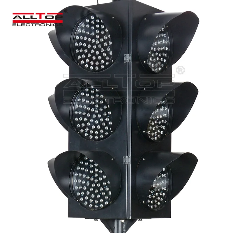 ALLTOP мини подвижный в местах пешеходный мобильный сигнал светофора световая точка полосы портативный солнечного света для дорожного