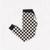 Pantaloni da jogging camouflage a scacchi da donna con tasche