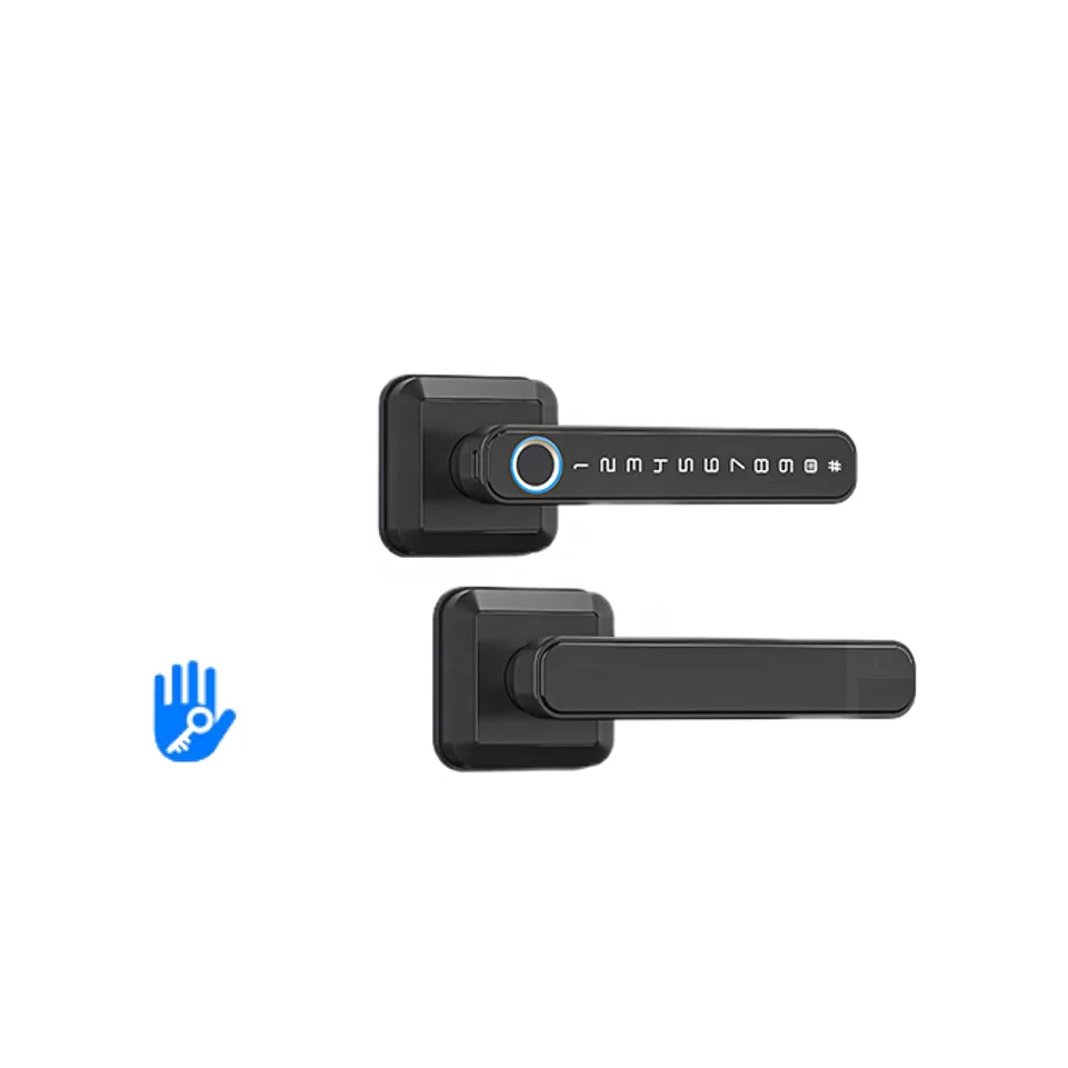 TT Lock APP Cerradura Inteligente Con Tubular Lock Smart Door Lock with Wifi Fingerprint for Apartment