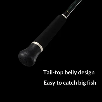 Solid Carbon Jigging Rod Quick-Draw Slow-Roll Casting-Type Inshore Sea-Fishing Boat Rod 1.98m/1.8m 110cm Collapsed Length – Metal Jig – view 5