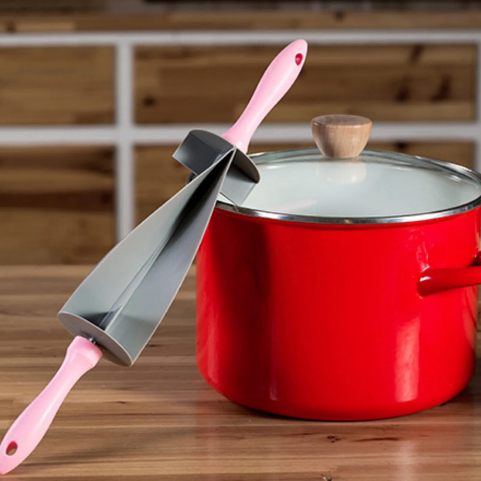 羊角面包Rolling面杖多功能塑料切面包机面团滚轮DIY厨房小工具工具