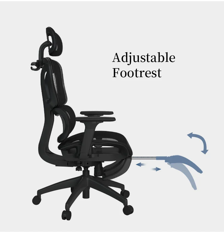 Office Furniture 3d Armrest High Back Executive Mesh Swivel Ergonomic