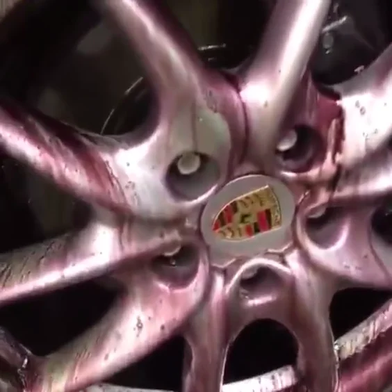 Private Label Liquid Spray Cleaning Rust Remover Car Tire Wheel Rim