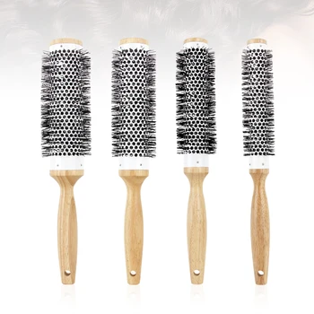 Multi-model Bamboo Material Honey Combs Ceramic Curly Hair Comb Hairdressing Combs For Hair