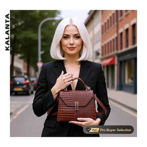 KALANTA Bags for Women Brand Luxury Fashion Markets Print Ladies Online Business Open Handle Star 2026 Lock