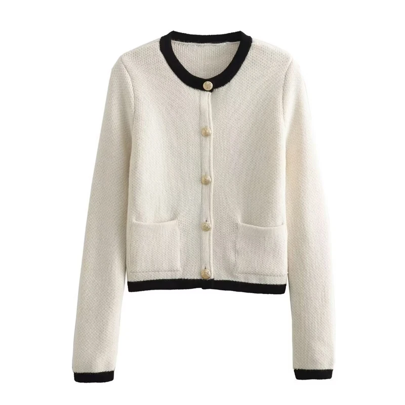 M427 New 2024 European Fashion Buttons Decorate Elegant