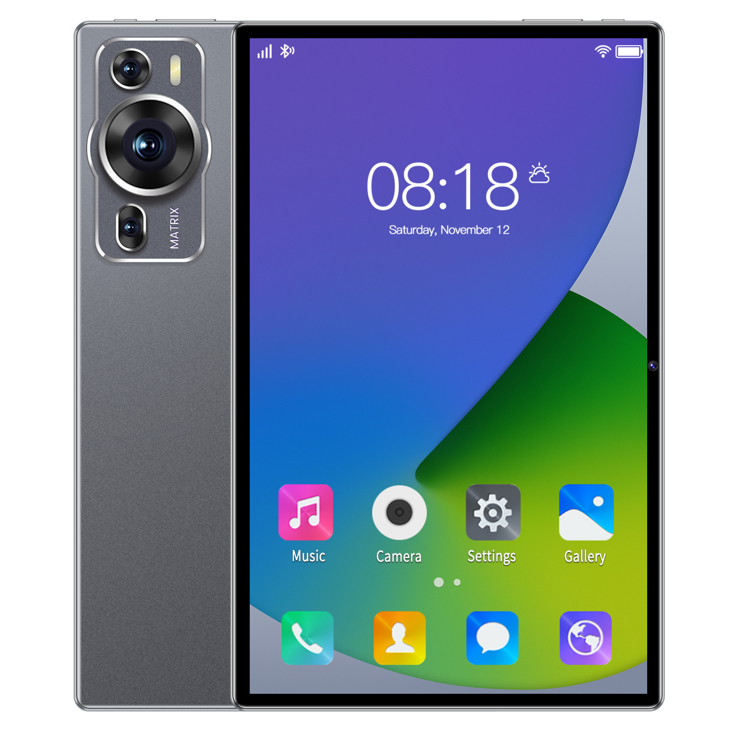 Android P60pro タブレット 大画面 シルバー P60PRO新しい10.1インチAndroid12.0タブレット大画面RAM6GBROM