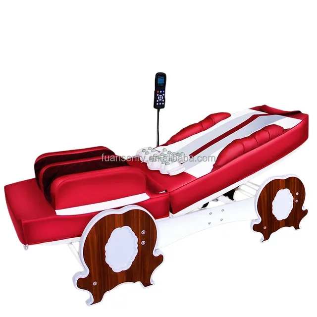 Senry Most Popular Automatic Air Acupressure Infrared Jade Roller Hot Stone Full Body Electric Massage Bed Massage Tables & Beds
