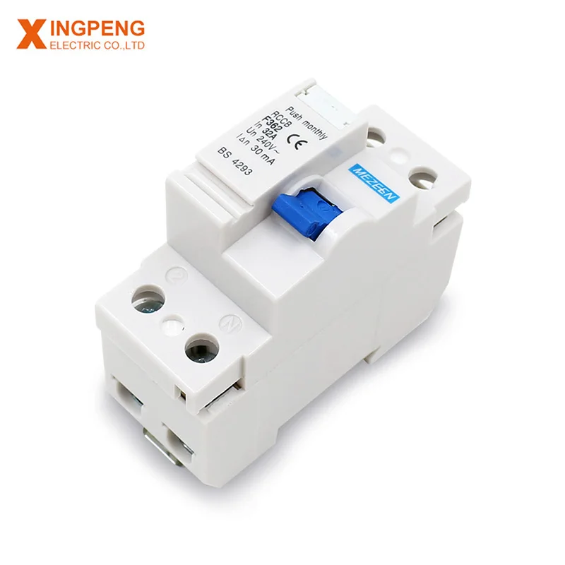 Factory Price Elcb Rcd Rccb F360 Type B 2p 40a 30ma 100ma 300ma Rccb Circuit Breaker