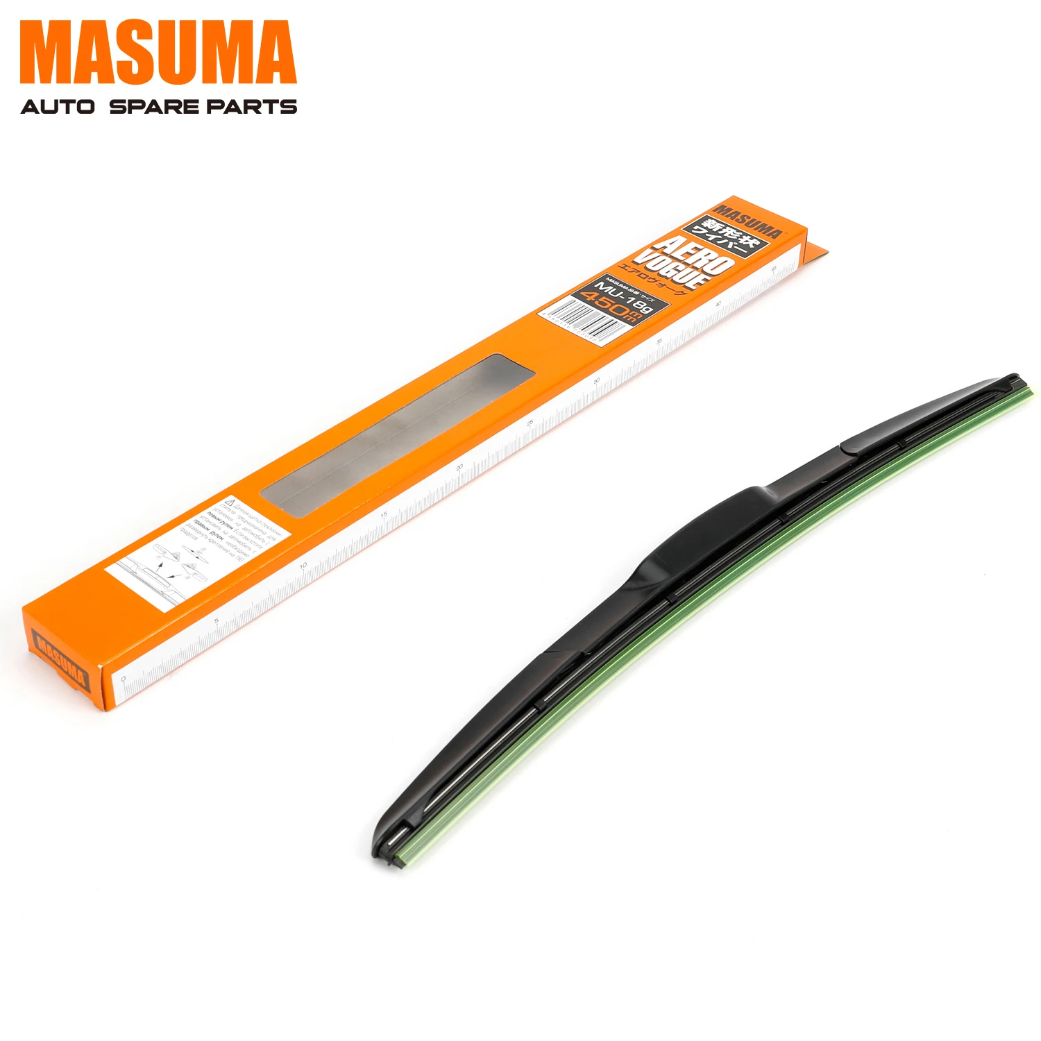 MU-18g Masuma 18インチ450mm自動車部品ハイブリッドワイパー