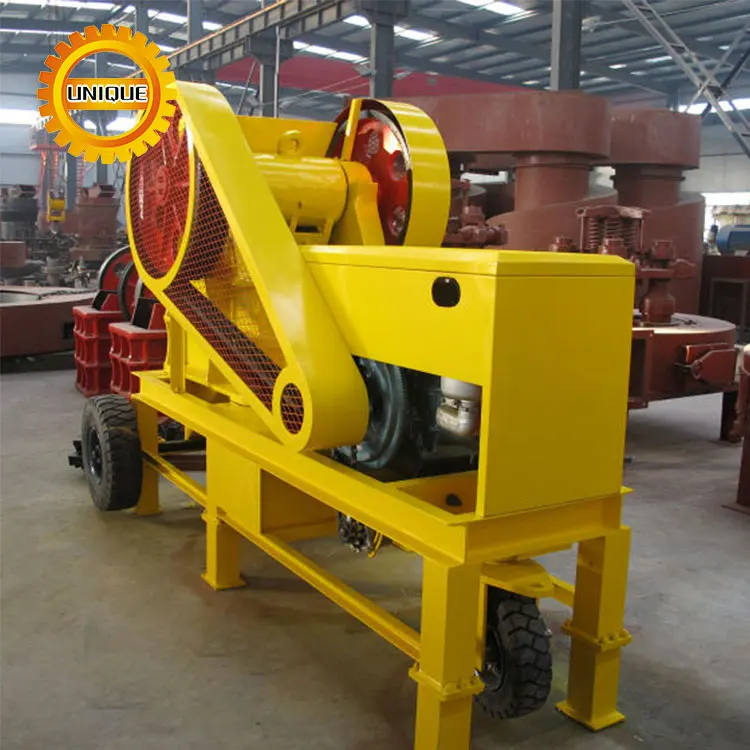 Mobile Diesel Engine PE 250x400 Primary Stone Jaw Crusher Machine for Sale in Africa