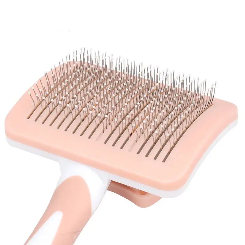 Pet Cat Self Cleaning Slicker Brushes For Shedding And Removes Loose ...