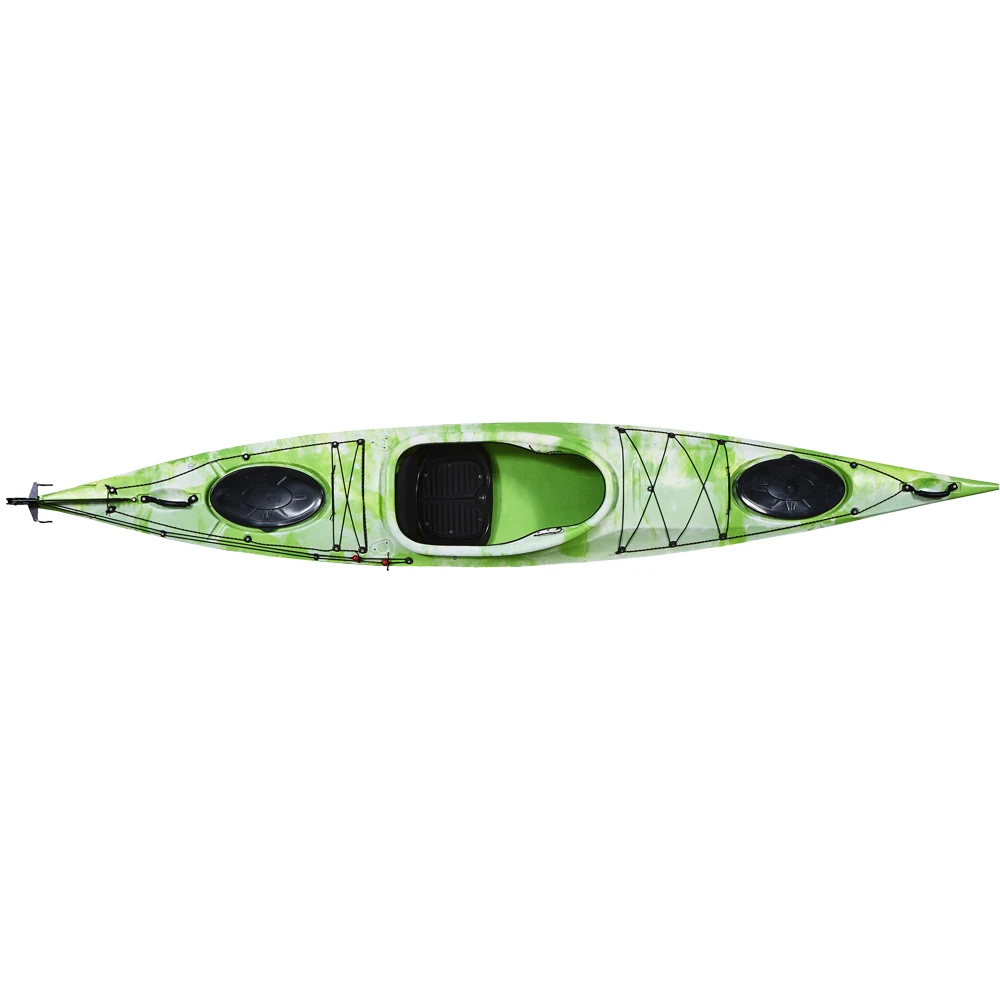 4.2m Large Professional UV Protected Solo Sea Ocean Lake Canoe Boat Fishing Kayak